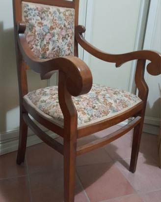 sedia di legno anni 50