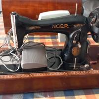 MACCHINA DA CUCIRE SINGER,MODELLO 66K
