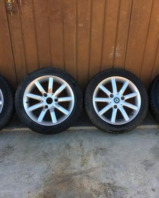 Cerchi in lega 15 pollici e gomme SMART ForTwo