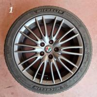 Cerchi originali Alfa Romeo + pneumatici Michelin