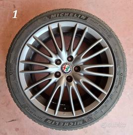Cerchi originali Alfa Romeo + pneumatici Michelin