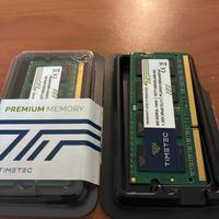 2 x RAM DDR3L 8GB 1600MHz SODIMM per laptop