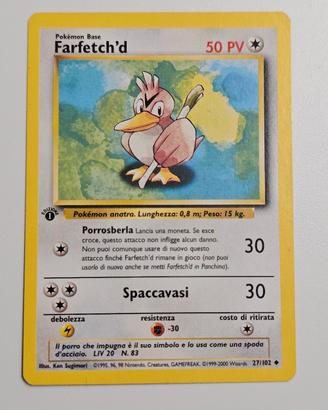 carta pokemon farfetch'd 