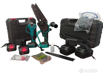 Motosega a batteria+ Forbici potatura a batteria 