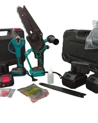 Motosega a batteria+ Forbici potatura a batteria 