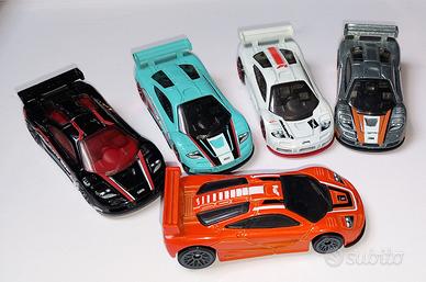 Hotwheels 1/64 5 model McLaren F1 GTR non giocati 