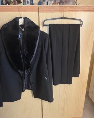 Tailleur donna nero elegante "Lizalu'" 
