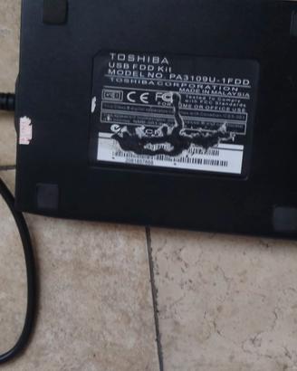 TOSHIBA unità floppy disk portatile unità esterna