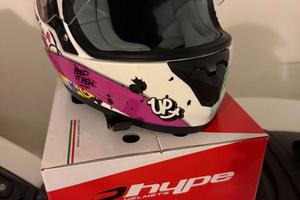 casco hype per bambini lola white multi