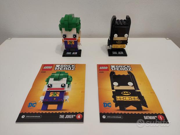 LEGO BrickHeadz 41585 41588 - Batman e Joker - Collezionismo In vendita a  Roma