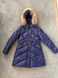 blauer con cappuccio di pelliccia 