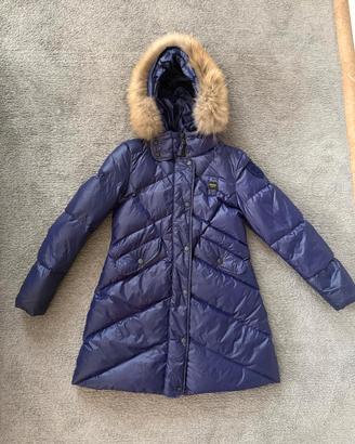 blauer con cappuccio di pelliccia 