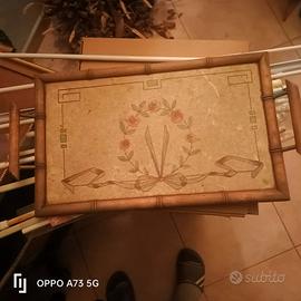 VASSOIO VINTAGE IN LEGNO 