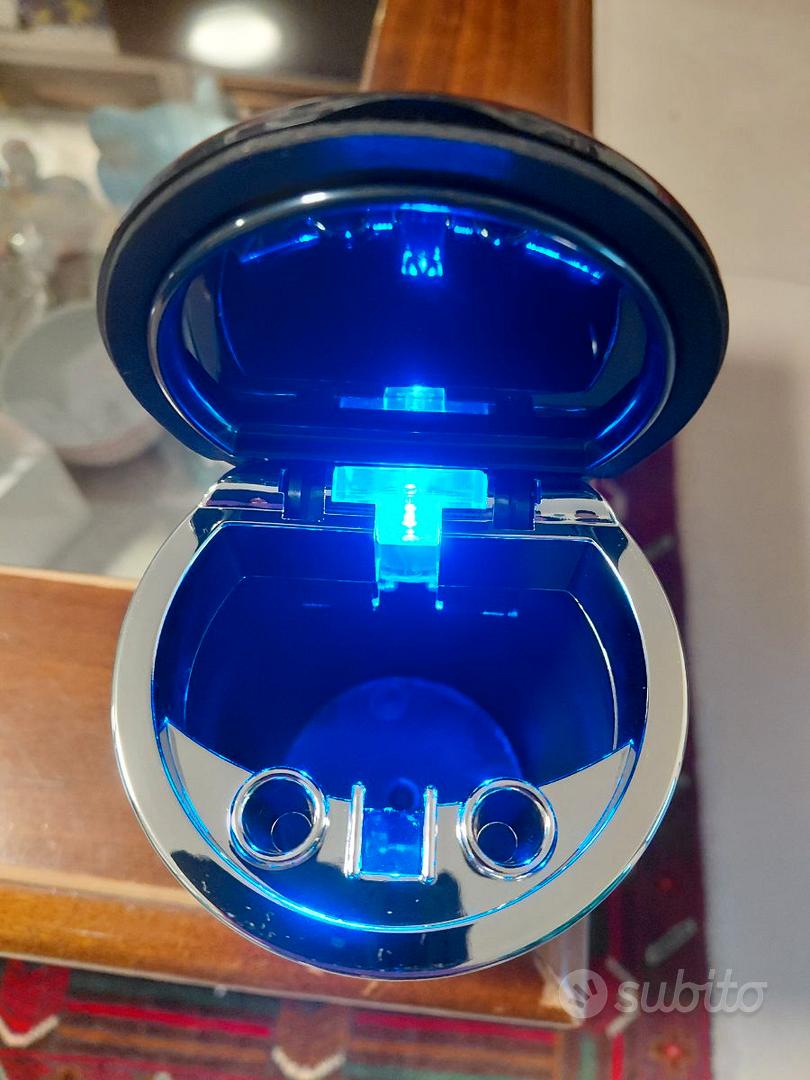 Posacenere per auto con coperchio, posacenere staccabile senza fumo con