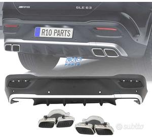 DIFUSORE MERCEDES CLASSE GLE C167 20- + TERMINALI 