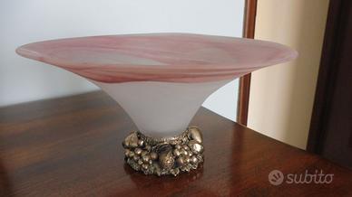 centro tavola in vetro di murano