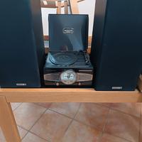 casse audio con giradischi 