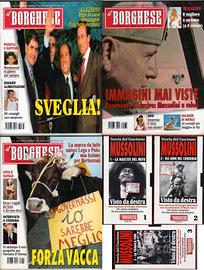 IL BORGHESE 33-35/1997 + 3 VHS Storia del Fascismo