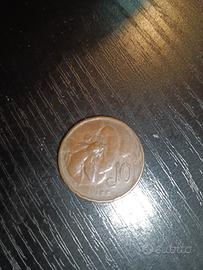 moneta da collezione Vittorio Emanuele III 1922