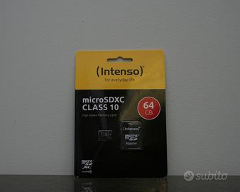 Scheda microSD Intenso 64GB