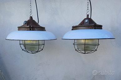 Lampade industriali anni 50