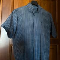 Camicia Uomo Quadretti Blu-Bianco