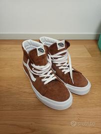 Vans alte marroni 