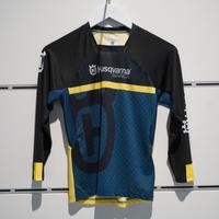 Maglia Moto Enduro Husqvarna Blu Uomo