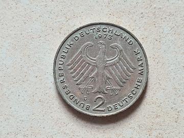 Moneta “2 Deutsche Mark”, 1973, Bundesrepublik