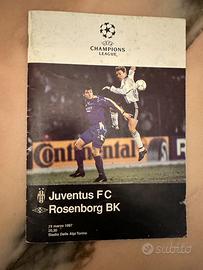 Programma juventus-Rosemborg 1997