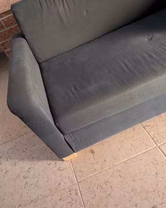 Divano letto IKEA 2 posti grigio - 140x80 cm