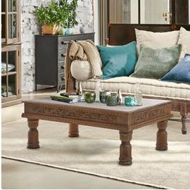 Tavolino per soggiorno stile indiano