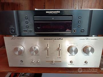 CD + amplificatore Marantz e casse Advent