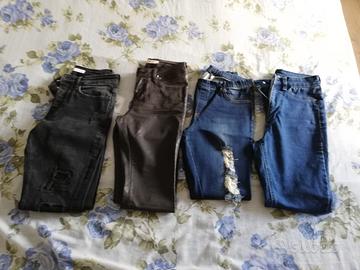 lotto 4 jeans donna ragazza XS 