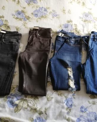 lotto 4 jeans donna ragazza XS 