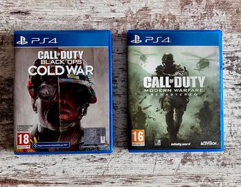 COD Modern Warefare & COD Black ops x PS4
