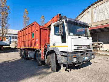 IVECO EUROTECH CURSOR 430 GRU E RIBALTABILE PER RO
