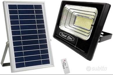 Faro LED Solare 60W Ideal Star con Telecomando