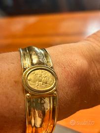 Braccialetto cameo oro