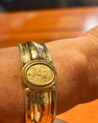 Braccialetto cameo oro