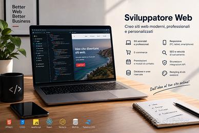 SVILUPPATORE WEB –  SITI INTERNET PROFESSIONALI