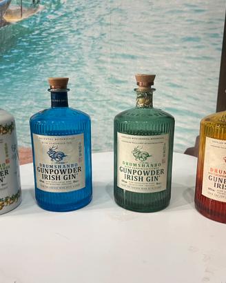 Bottiglie vuote gin gunpowder irish gin