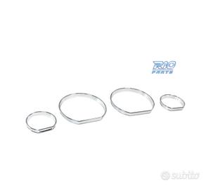 CERCHI CROMATI PER CRUSCOTTO STRUMENTI BMW E46