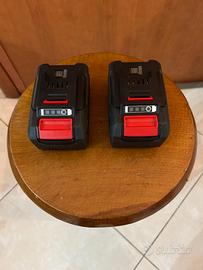 Batterie Einhell 18V da 4 Amper