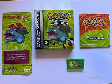 Pokémon Verde Foglia - GBA - completo+codice VIP