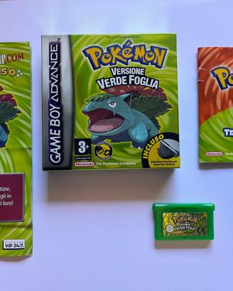 Pokémon Verde Foglia - GBA - completo+codice VIP