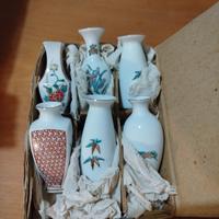 Vasetti in porcellana Imari giapponesi