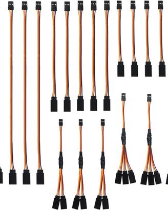 21 Cavi Prolunga Servo JR 3 Pin RC
