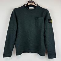 Maglione verde petrolio Stone Island
