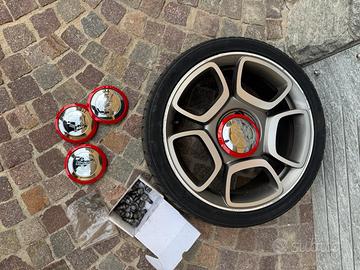 Cerchi 500 abarth anmo 2012 diamantati